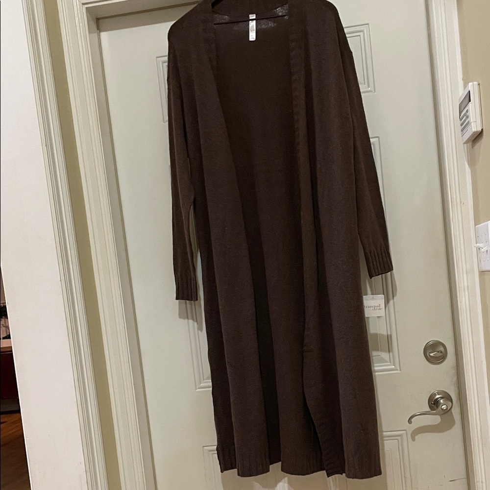 Cozy Brown Long Cardigan NWT S/M